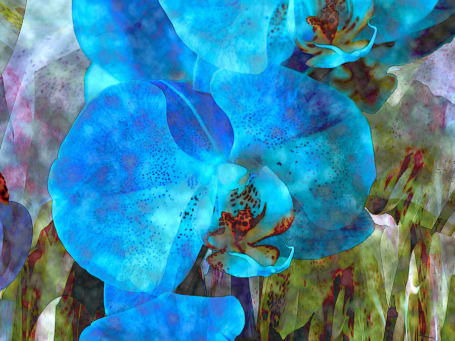 A Fine Blue Orchid Dream Digital Art by Lynda Lehmann