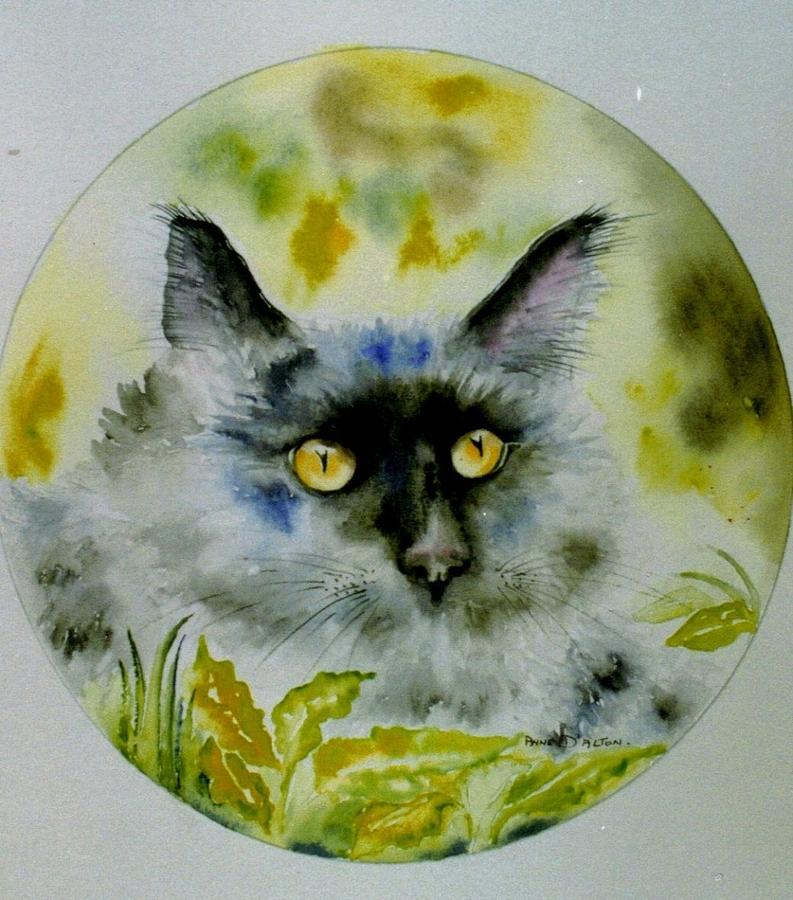 A Fine Cat Drawing by Anne Dalton A Fine Cat Drawing by Anne Dalton