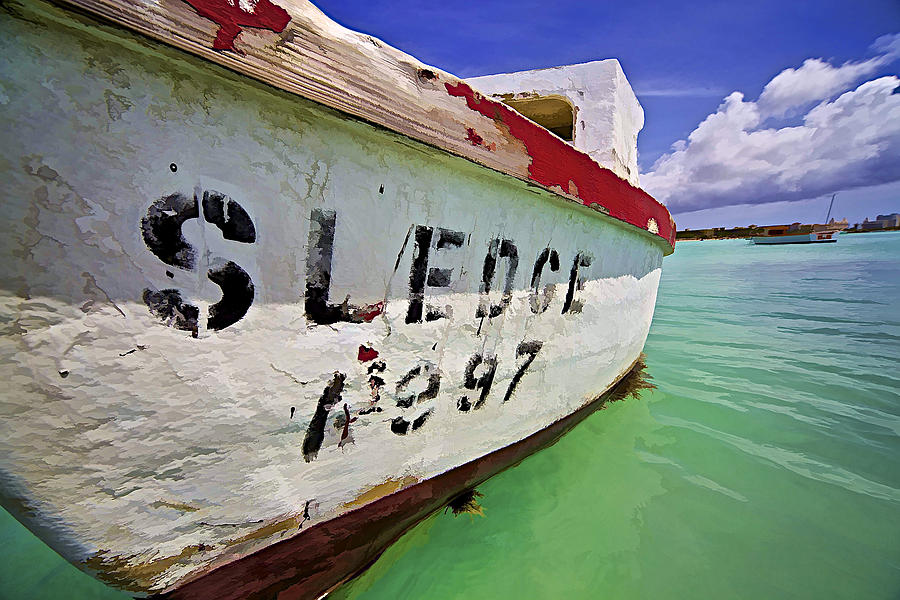 A Fishing Boat Named Sledge II Photograph by David Letts