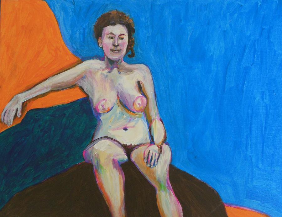 A Flambuoyant Nude Painting by Esther Newman-Cohen