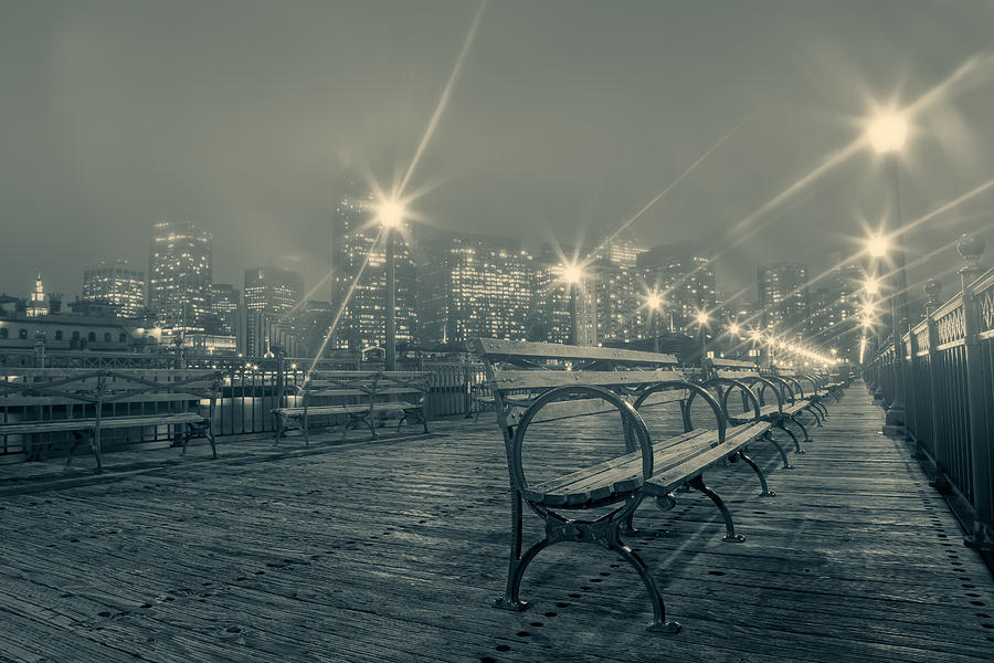 A Foggy Rainy Night Photograph by Jonathan Nguyen