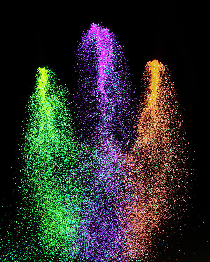 A Fountain Of Glitter, Propelled By Photograph by Don Farrall