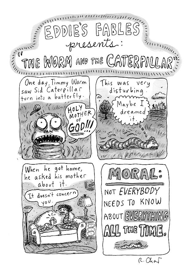 A Four-panel Cartoon Detailing The Trauma by Roz Chast