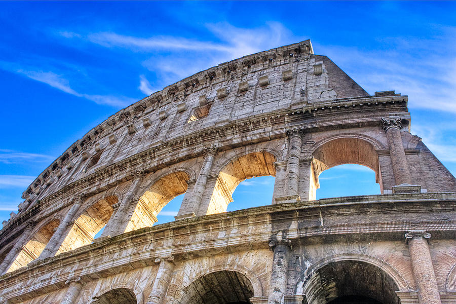 A Fragment of Romes Glory - Colosseum Photograph by Mark E Tisdale