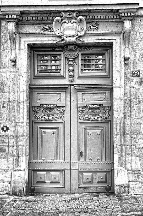 A French Doorway Photograph by Allan Van Gasbeck