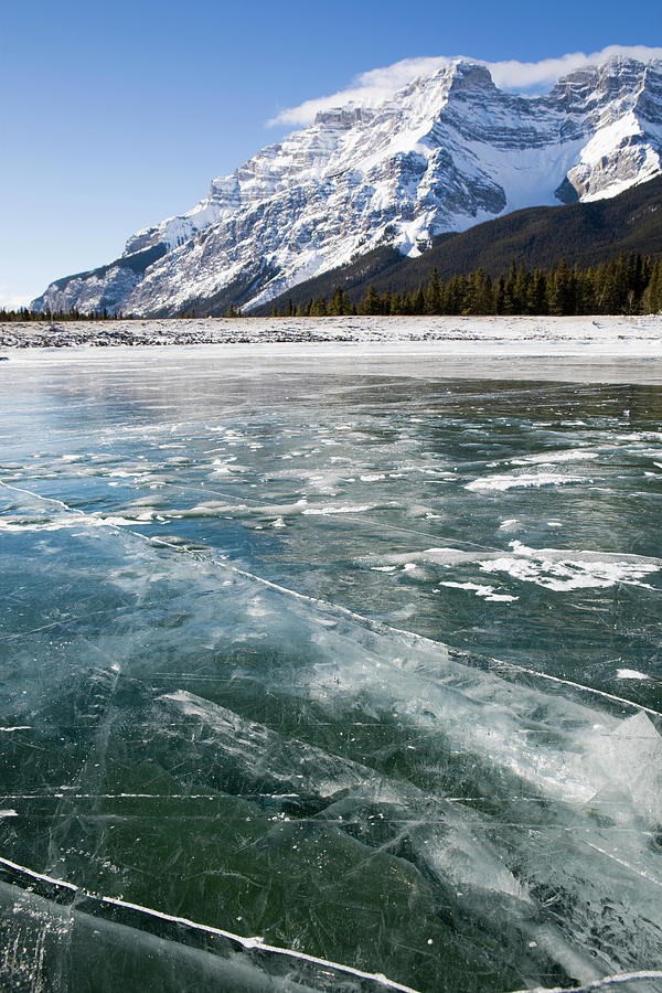 A Frozen Mountain Lake Snow Free With Photograph by Michael Interisano / Design Pics A Frozen Mountain Lake Snow Free With Photograph by Michael Interisano / Design Pics