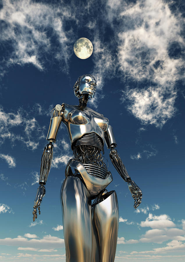 A Futuristic Highly Advanced Android Photograph by Mark Stevenson ...