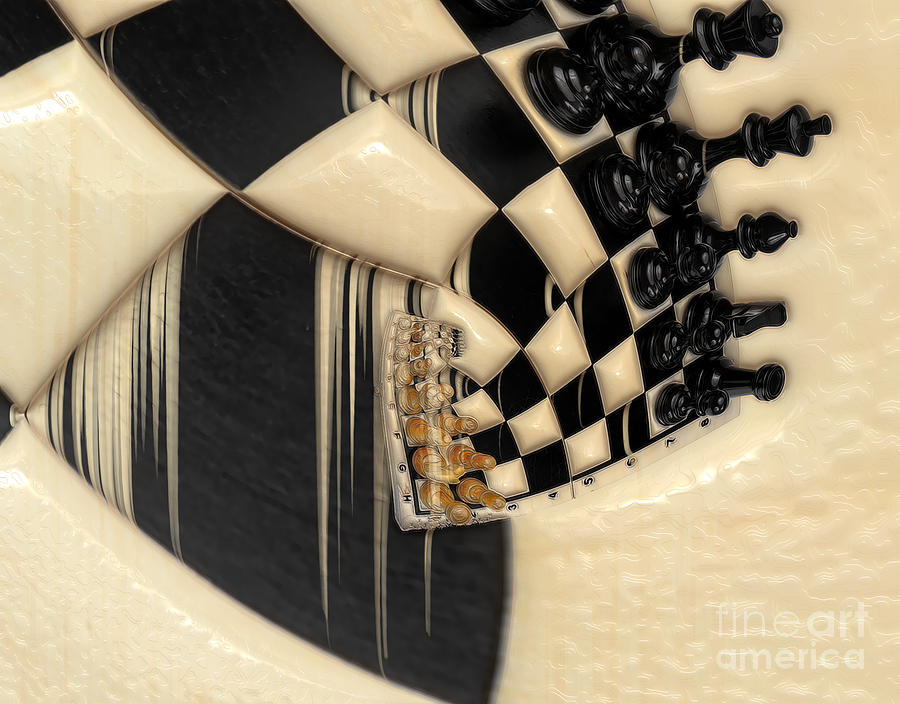 Chess Photograph - A Game Of Chess by Liane Wright