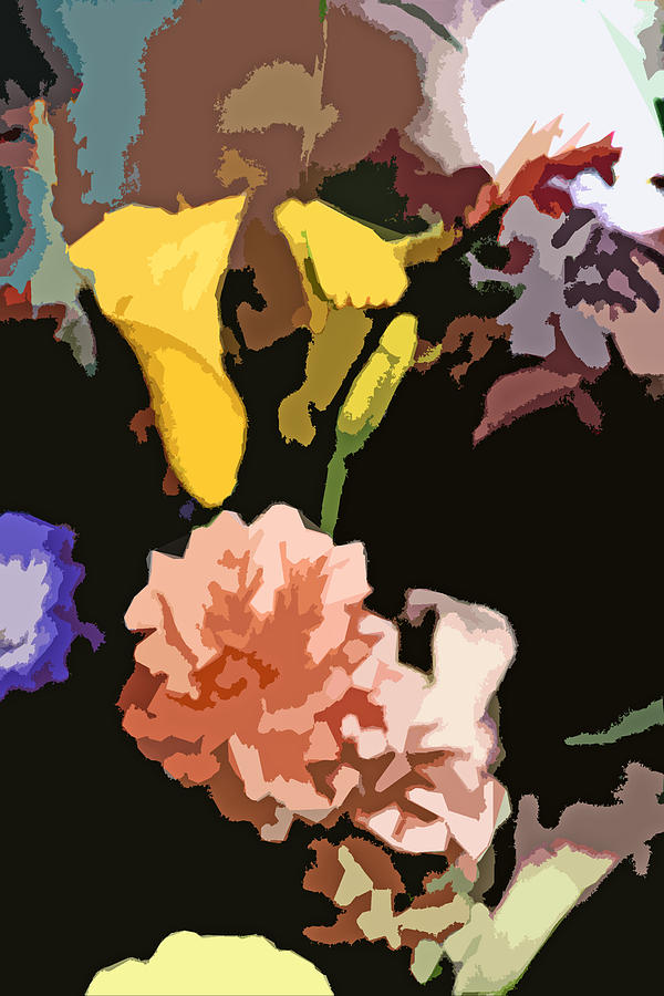 A Gathering of Flowers Digital Art by Joseph Coulombe