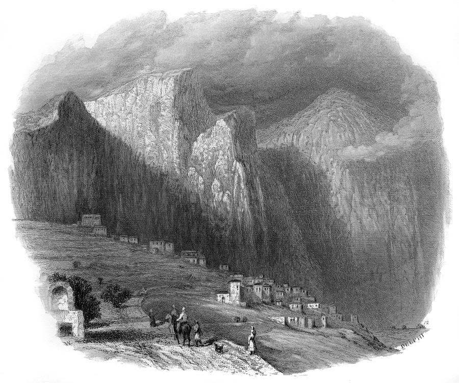 A General View Of The Delphi Drawing by Mary Evans Picture Library