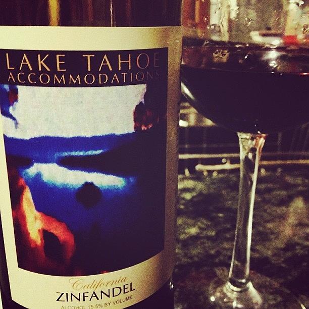 Wine Photograph - A Gift From The #tahoe Rental by Kathy H