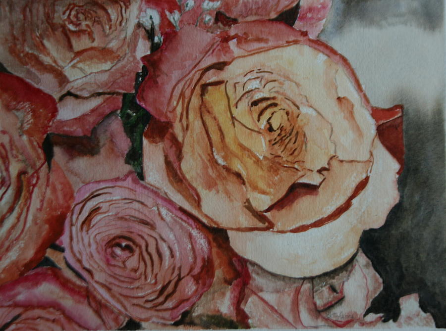 A Gift of Roses Painting by Betty-Anne McDonald