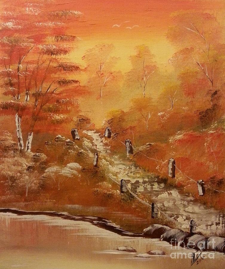 A Glimpse Of Autumn Painting