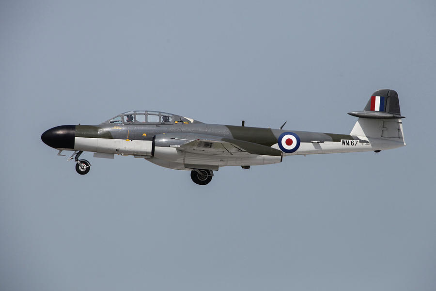 A Gloster Meteor Jet In Colors Photograph by Timm Ziegenthaler - Fine ...