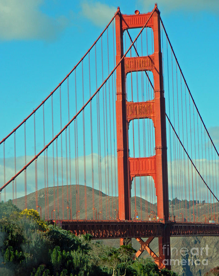 San Francisco Photograph - A Golden Gate View by Emmy Vickers