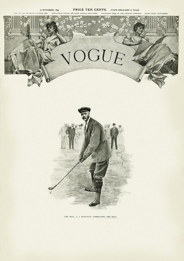 A Golfer In A Norfolk Jacket Photograph by Artist Unknown