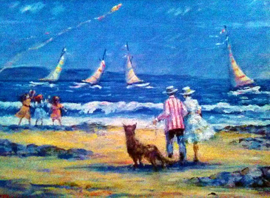 A Good Day For A Sail Painting by Philip Corley