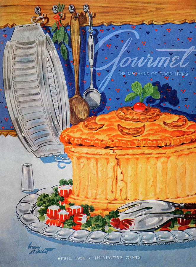 A Gourmet Cover Of Pate En Croute Photograph by Henry Stahlhut