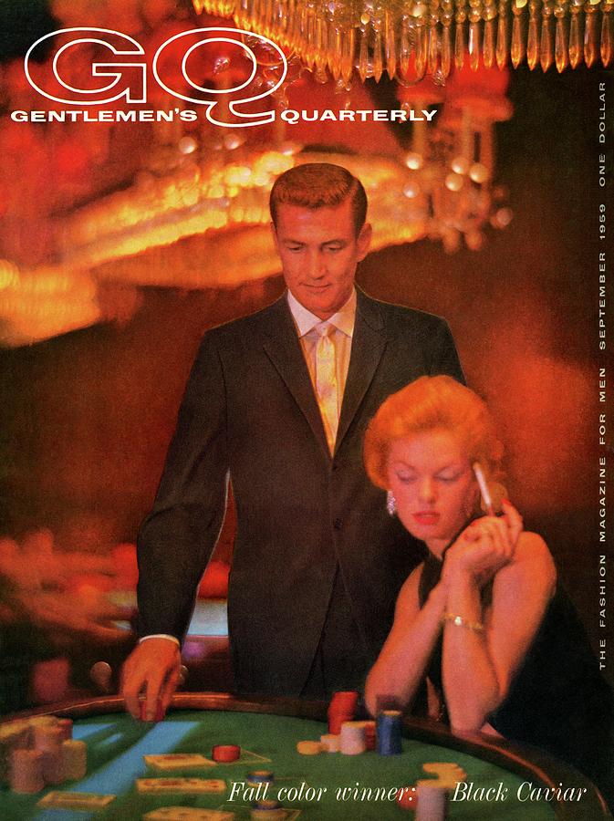 A Gq Cover Of Models At Casino De Capri In Havana Photograph by Richard Waite
