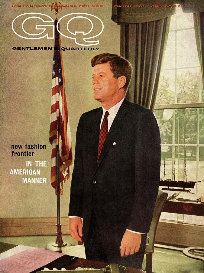 A Gq Cover Of President John F. Kennedy Photograph by David Drew Zingg