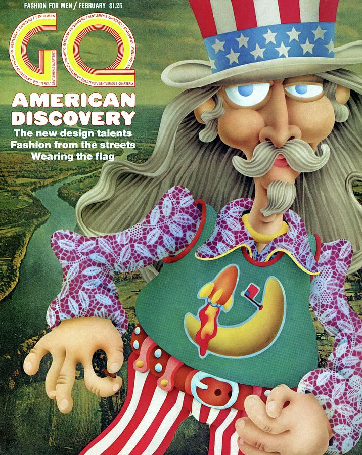 A Gq Cover Of Uncle Sam Photograph by Tom Hachtman