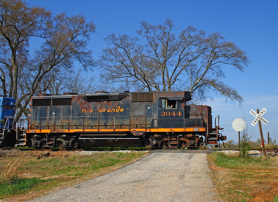 A Grande Locomotive In Georgia Photograph