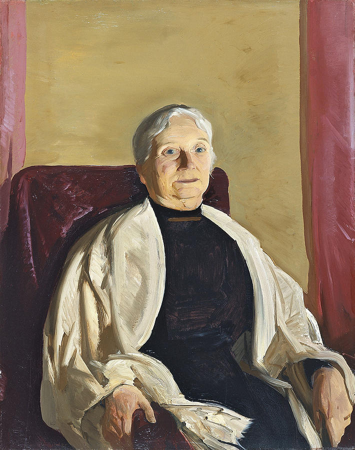 George Wesley Bellows Painting - A Grandmother by Celestial Images