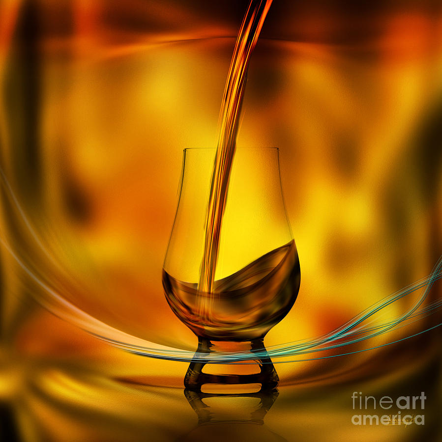 A great whisky Digital Art by Johnny Hildingsson