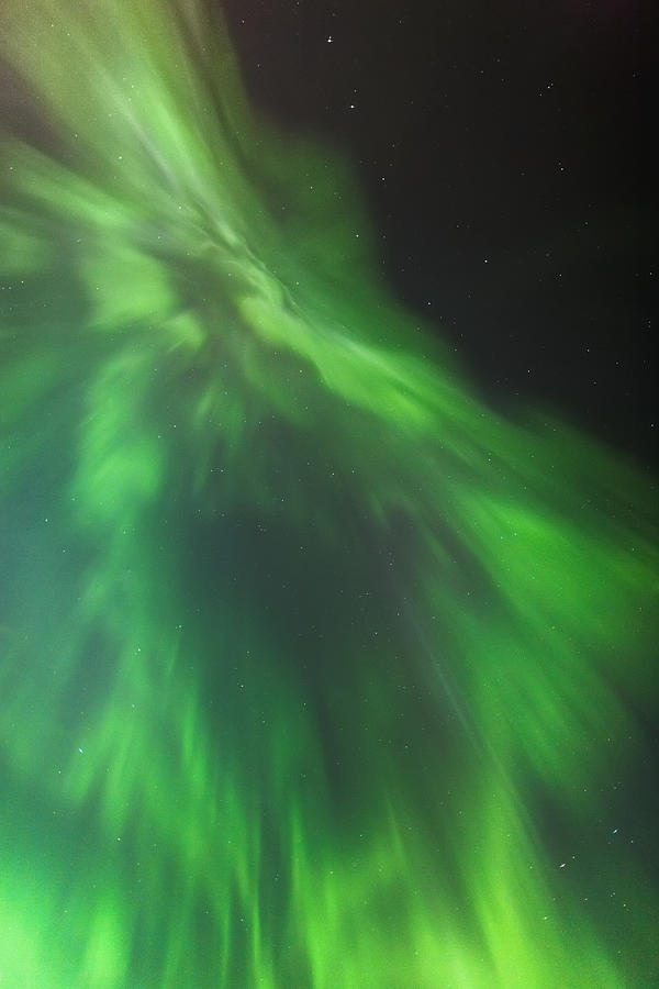 A Green Northern Lights Corona Photograph by Kevin Smith - Fine Art America