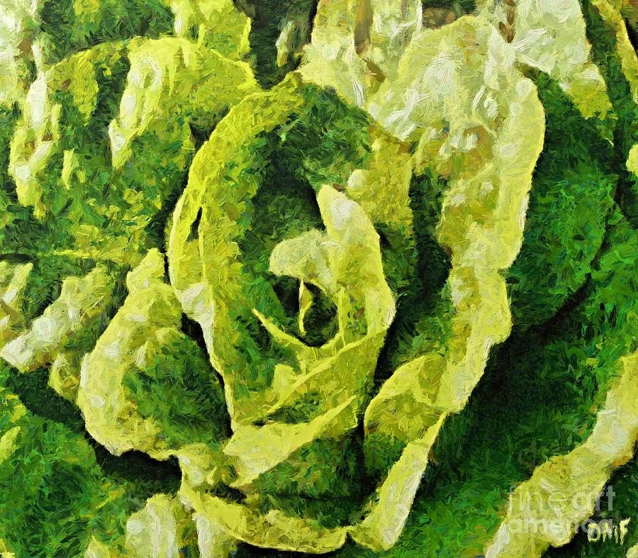Impressionism Painting - A green source of vitamins by Dragica  Micki Fortuna