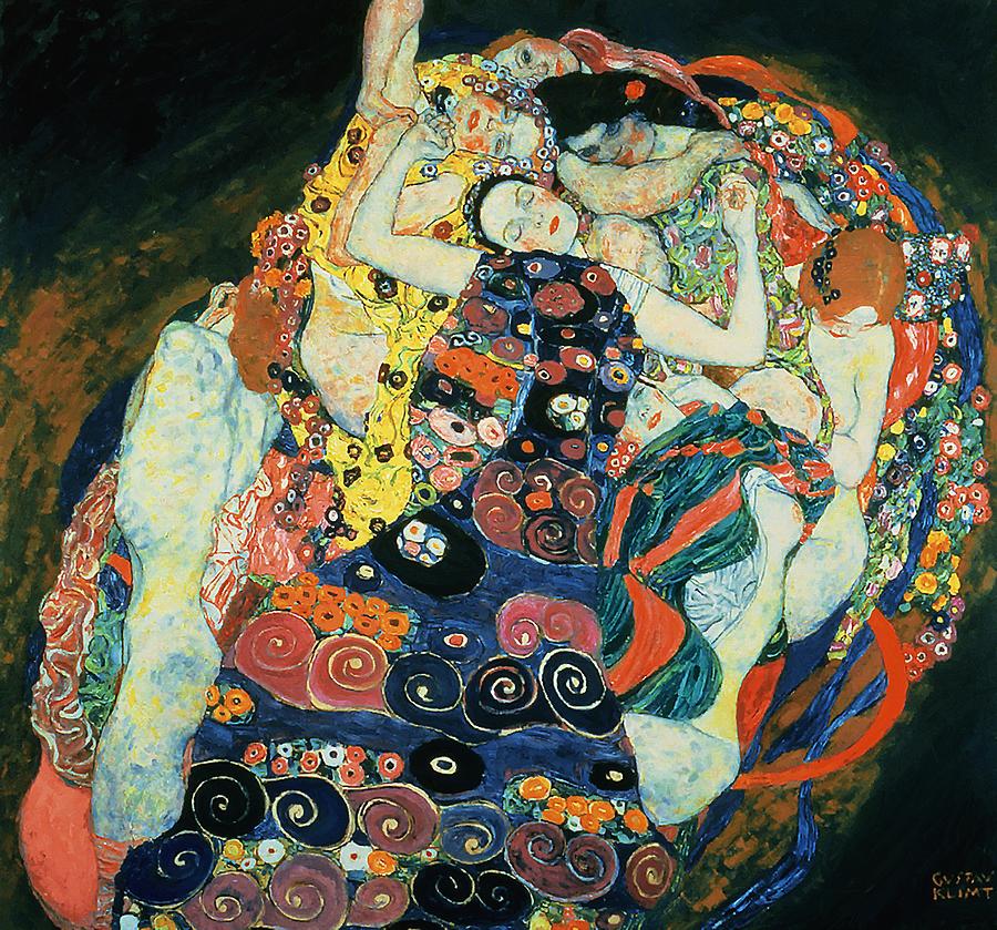 The Maiden #1 Painting by Gustav Klimt