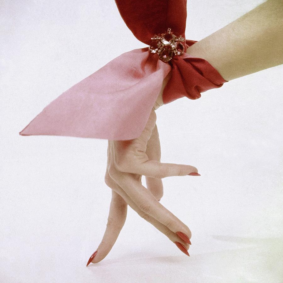 A Hand With A Wrist Scarf Photograph by Clifford Coffin