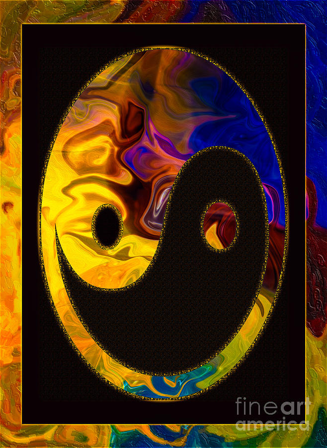 A Happy Balance of Energies Abstract Healing Art Digital Art by Omaste Witkowski
