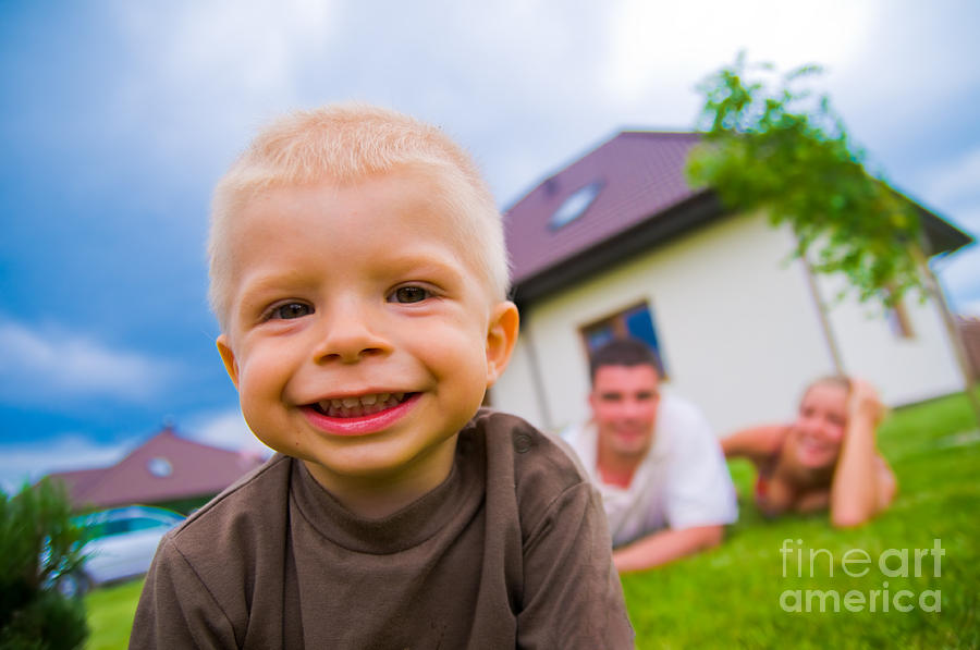 A happy child living a happy life Photograph by Michal Bednarek