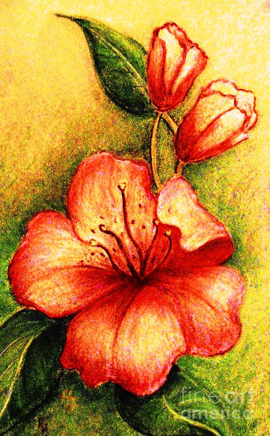 Flower Painting - A Harbinger of Springtime by Hazel Holland