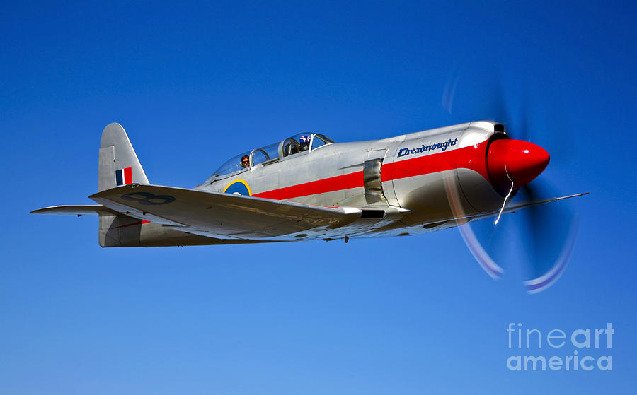 A Hawker Sea Fury T Mk 20 Dreadnought Photograph By Scott Germain Pixels