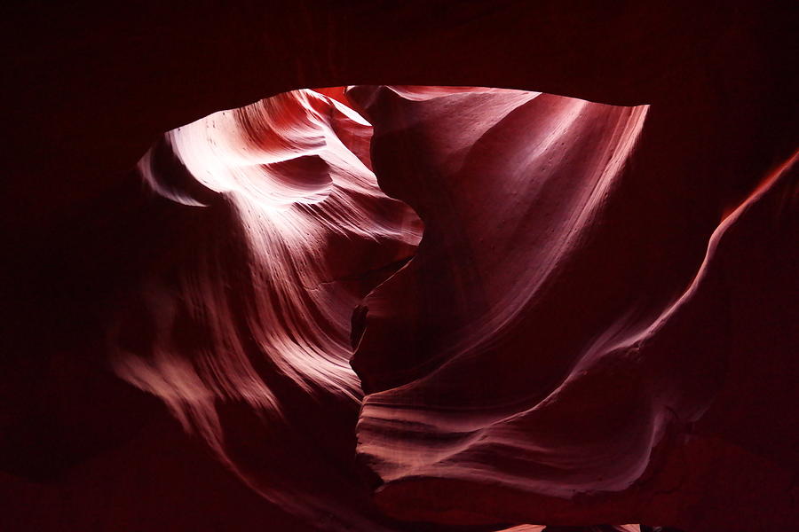Antelope Canyon Photograph - A heart inside Antelope Canyon by Jeff Swan