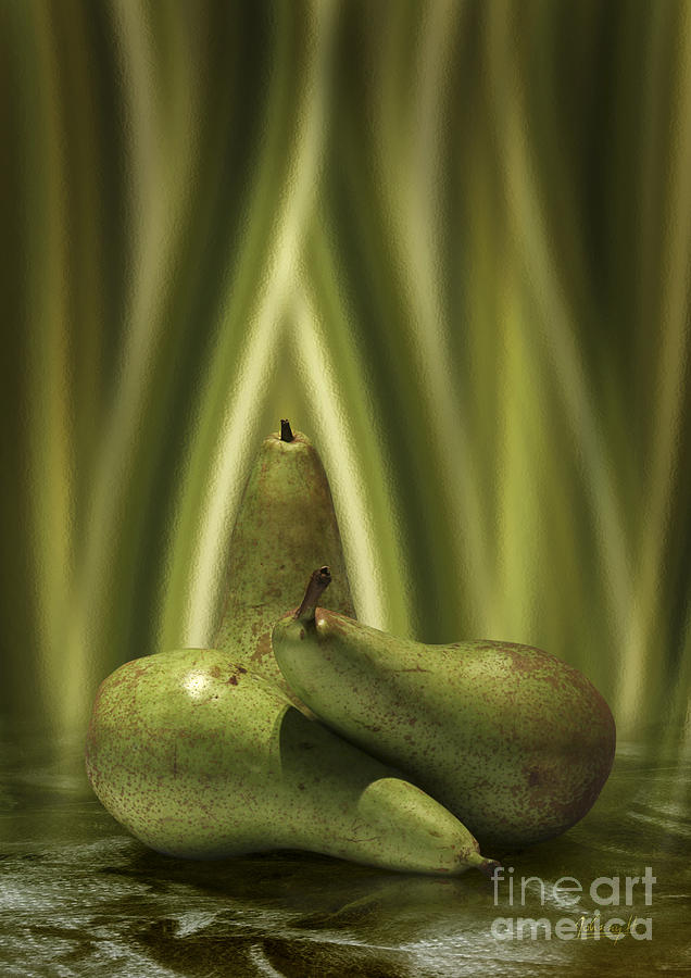 A hidden pear Digital Art by Johnny Hildingsson