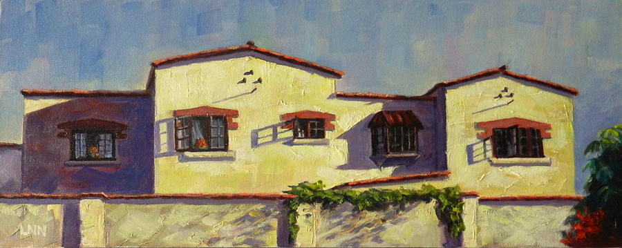 A home in Barranco,Peru Impression Painting by Ningning Li