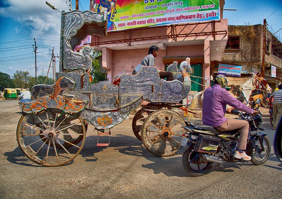 A Horse-Drawn Cart of a Different Color 1 Photograph by John Hoey