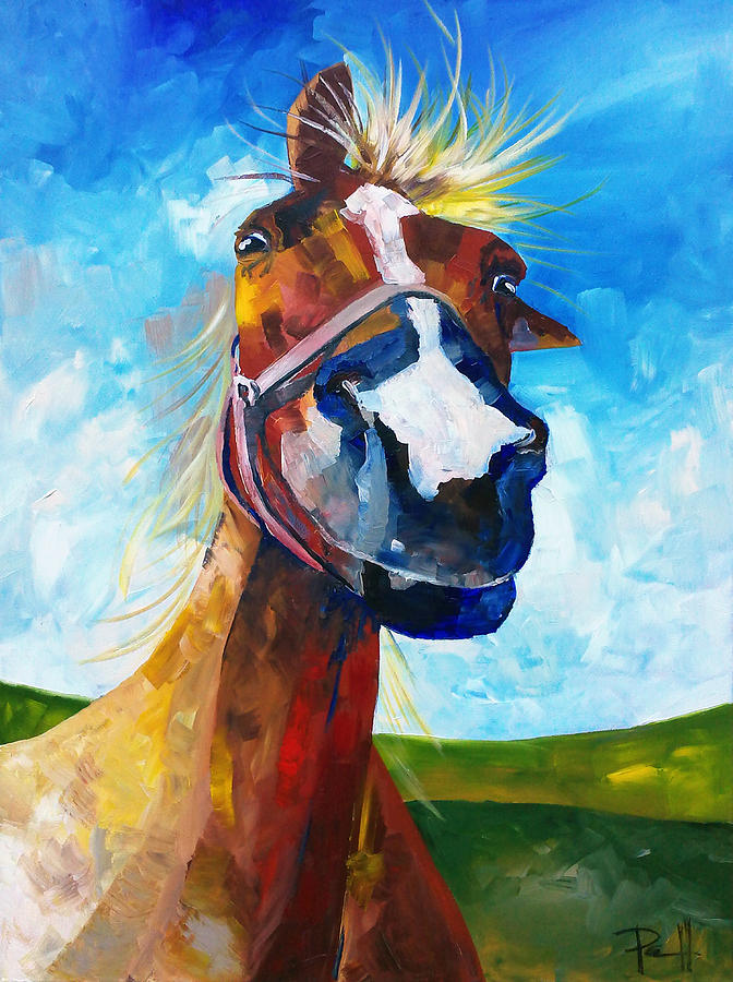 A Horse of Course Painting by Sean Parnell
