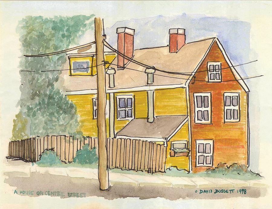 A House on Centre Street Painting by David Dossett