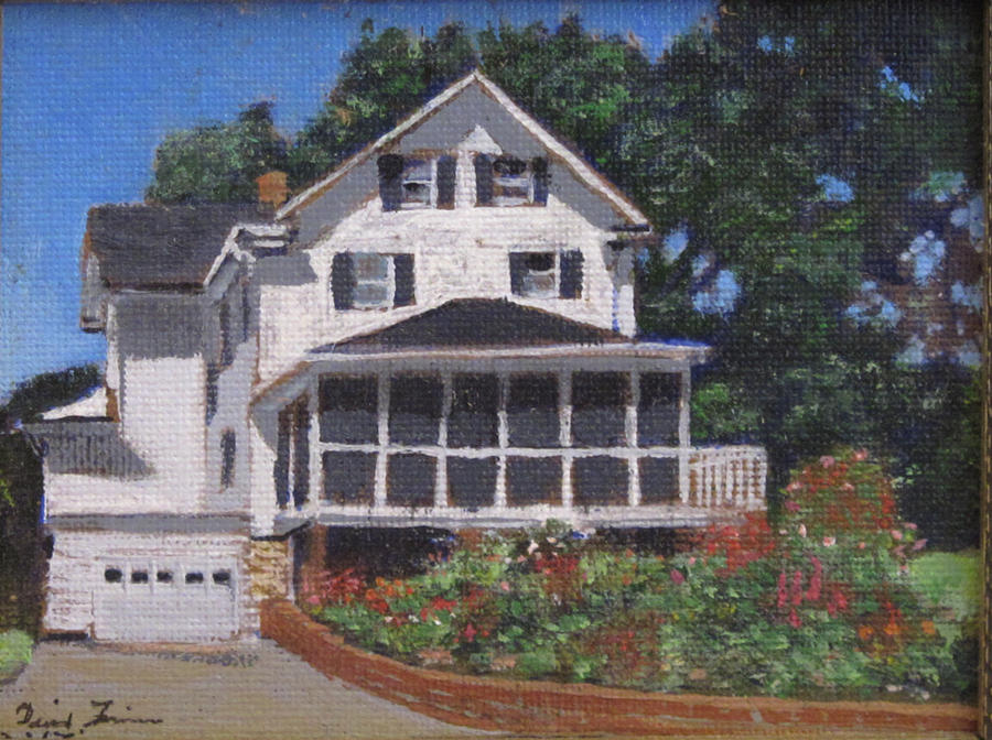 A House to Live In Painting by David Zimmerman