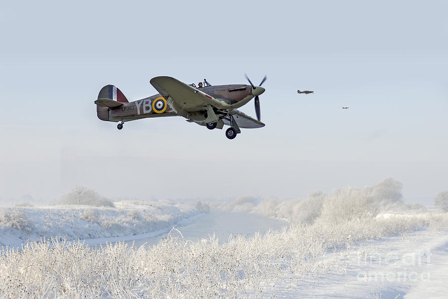 A Hurricane Winter  Digital Art by Airpower Art