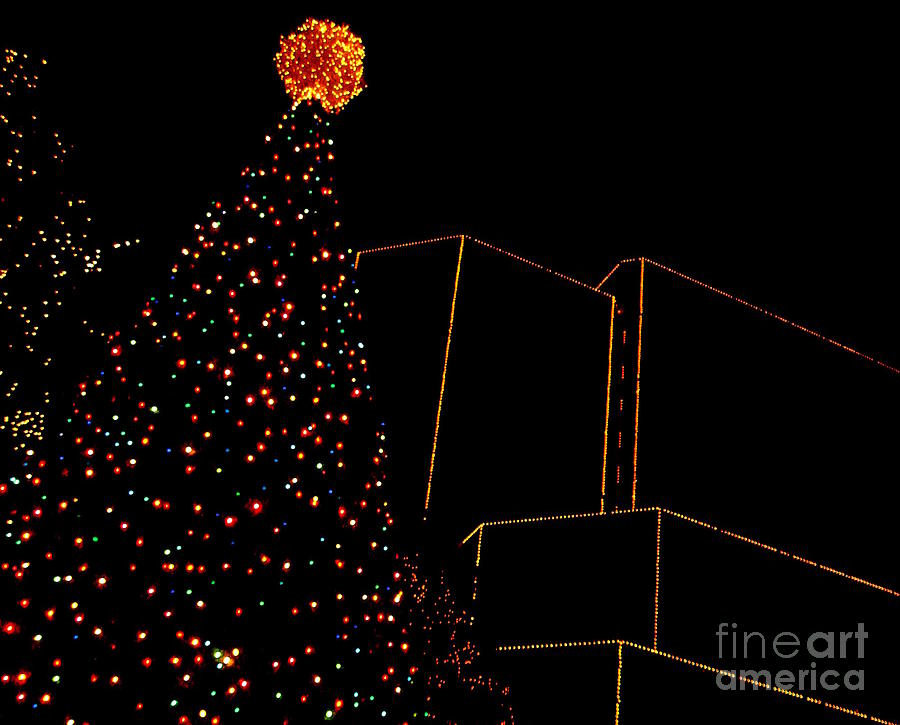 Richmond Photograph - A James Center Christmas by Nancy Dole McGuigan