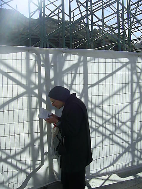 A  Jewish Woman Praying at the Wailing Wall Photograph by Esther Newman-Cohen