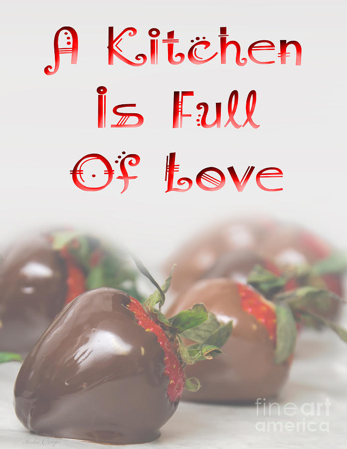 A Kitchen Is Full Of Love 1 Digital Art by Andee Design