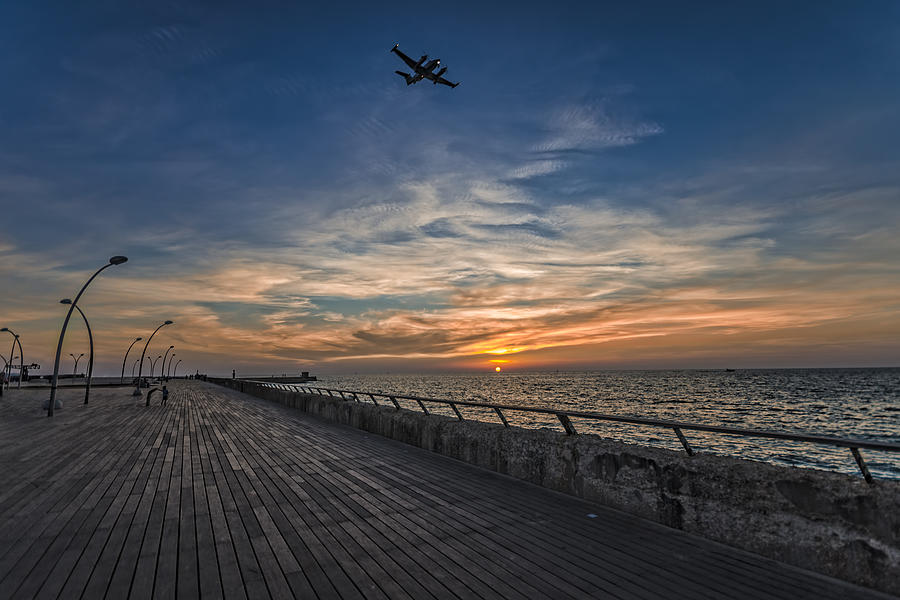 Israel Photograph - a kodak moment at the Tel Aviv port by Ron Shoshani Israel Photograph - a kodak moment at the Tel Aviv port by Ron Shoshani