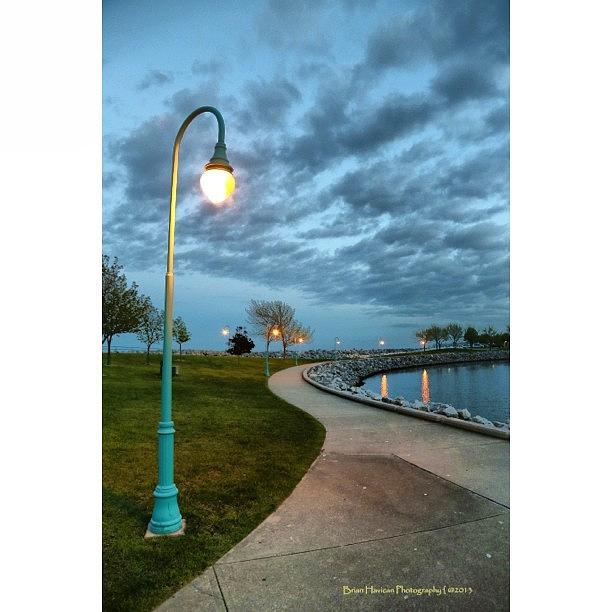 A Lakefront Walk At Dusk. Taken This Photograph by Brian Havican
