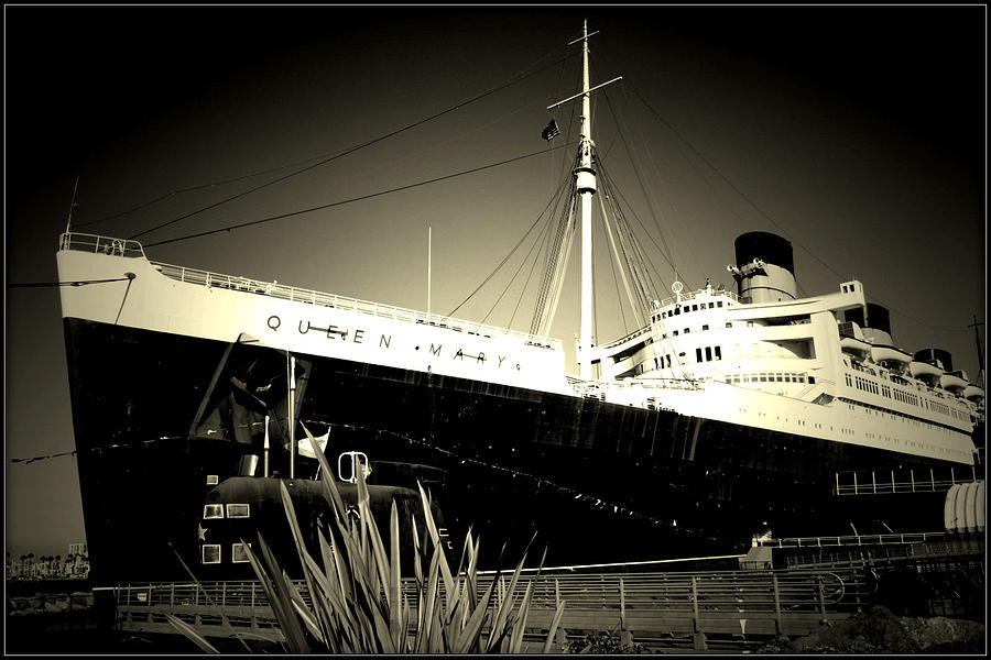 Vintage Queen Mary Visit Photograph by Amy Delaine Bea | Fine Art America